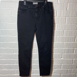 Free People Black High Waist Skinny Jean
